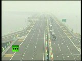 World's Longest Bridge Jiaozhou Bay in China 26.4 miles