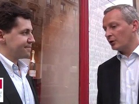 Remise du Projet des Jeunes Actifs UMP à Bruno LE MAIRE