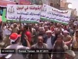 Yemeni women in street protest - no comment