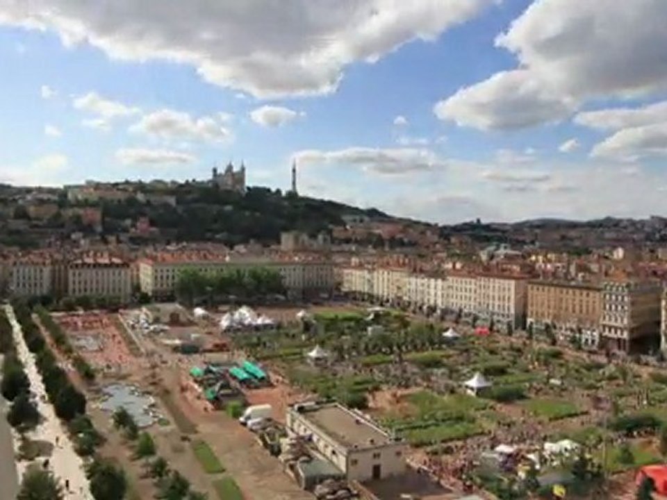 Time Lapse vu du ciel - Nature Capitale Lyon
