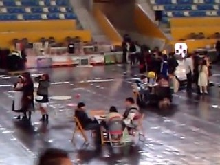 Primeros cosplayers del III Salón del Manga de Asturias