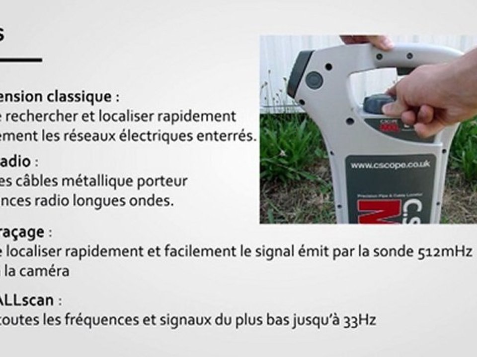 camera inspection canalisation