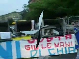 Chiaiano Sabato 24 Maggio 2 Elicotteri sulla cava e sul corteo