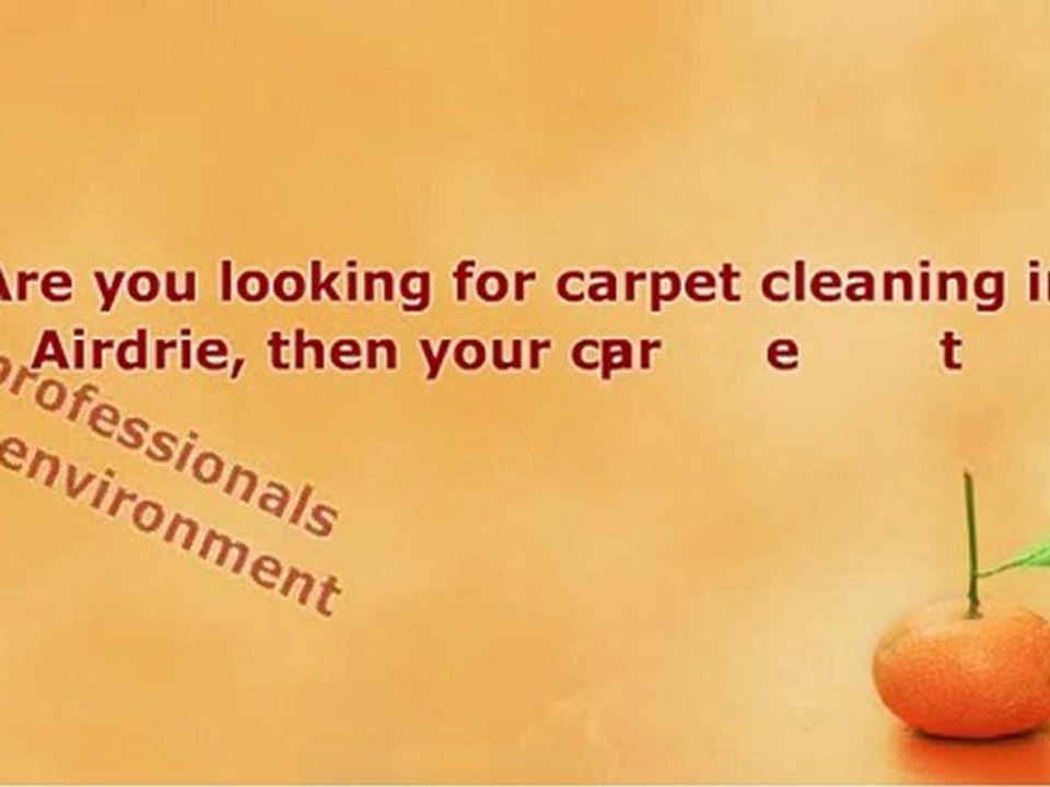 Airdrie Carpet Cleaning