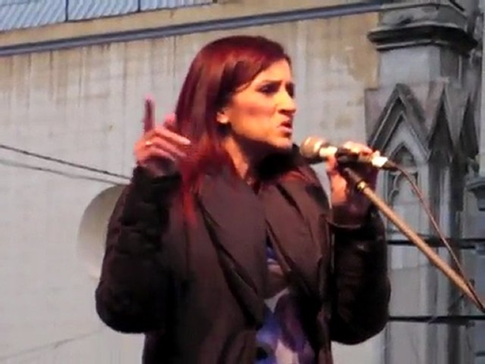 Sonia Alfano 6 Marzo 2009 Napoli - Antonio Di Pietro - Manifestazione - 2/2