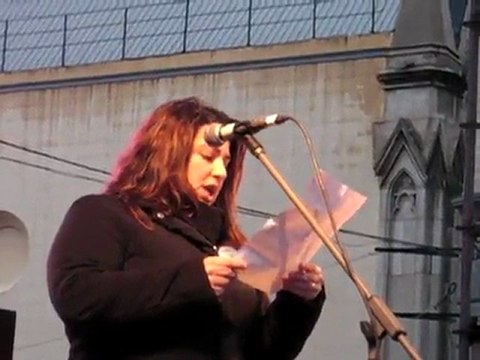 Intervento Lavoratori FIAT Pomigliano 6 Marzo 2009 Napoli - Antonio Di Pietro - Manifestazione