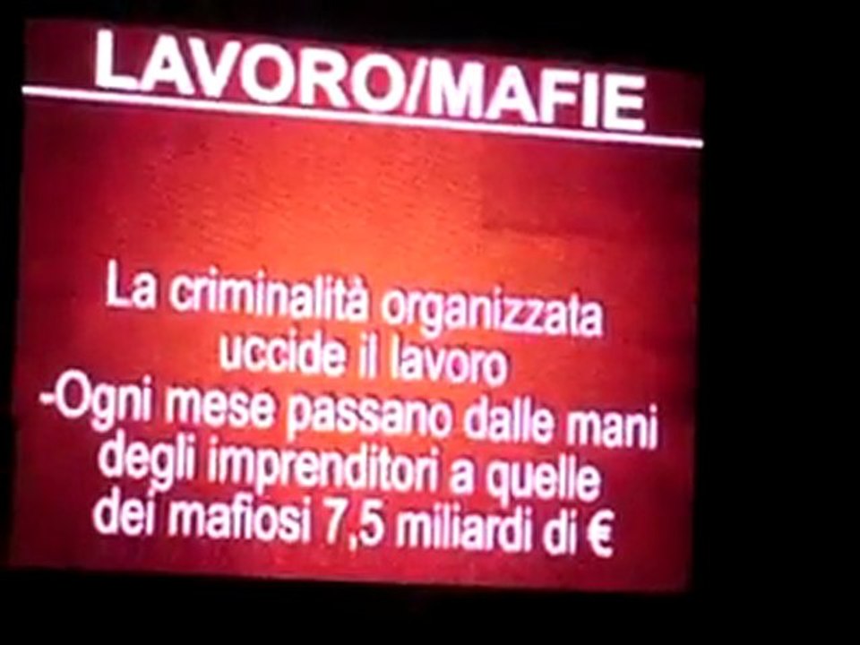 Ambiente Lavoro Mafie Primo Maggio 2009 Piazza Dante Napoli