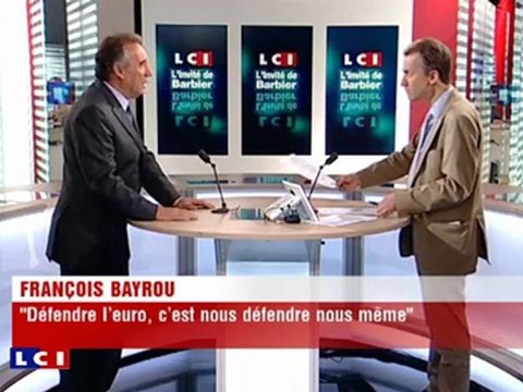 François Bayrou invité de Christophe Barbier sur LCI 6 juillet 2011