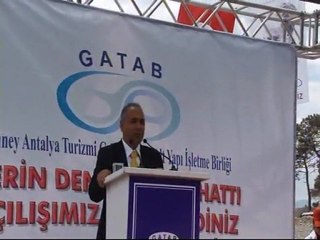 Kemer derin deniz deşarj açılışı "Yusuf Üras"