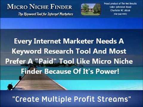 Micro Niche Finder Keyword Tool For Internet Marketers