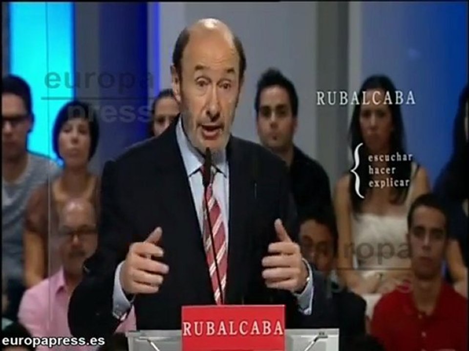 Rubalcaba: "Tendremos dinero para crear empleo"