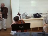 Concert de violoncelle de Marie juillet 2011