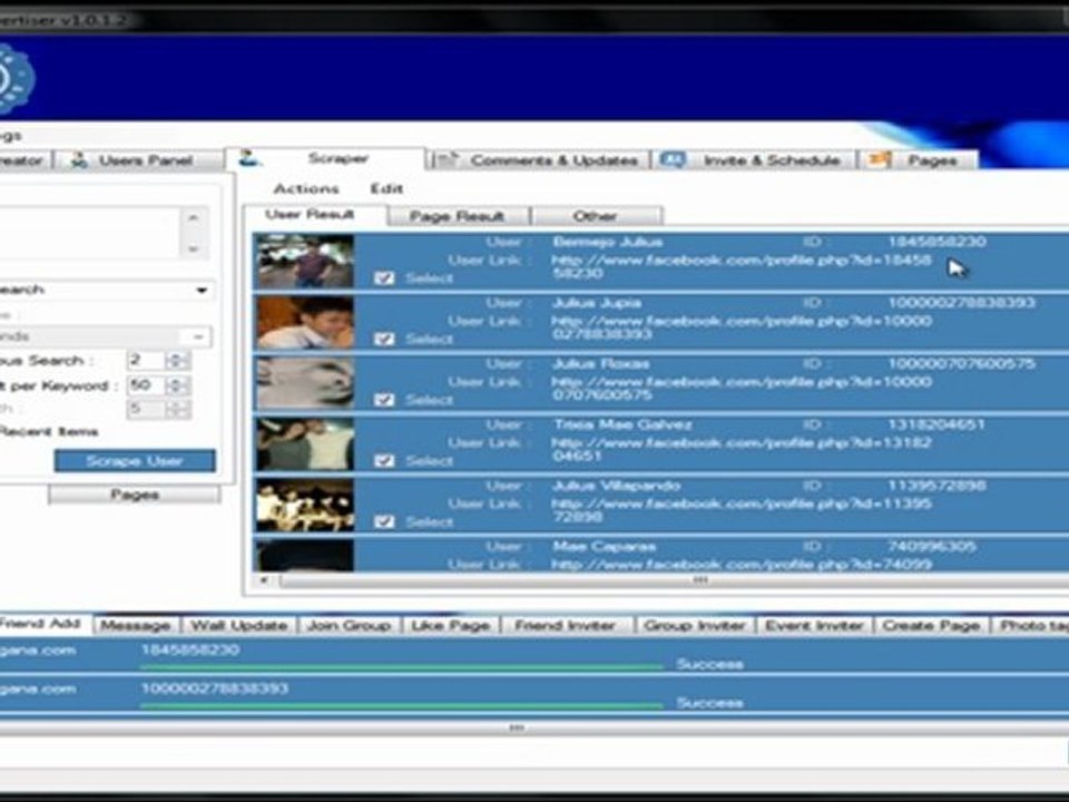 How to Add friend using FBA