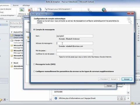 Outlook 2010 : Paramétrage d’Outlook 2010