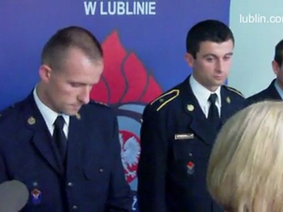 Lublin: Bohaterstwo strażaków wyróżnione