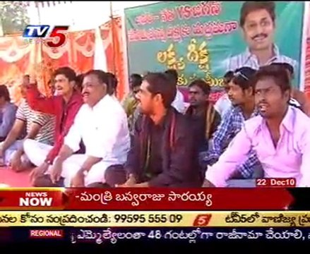 Relay Hunger Strikes,Rallys entire AP - Support for Y.S.Jagan