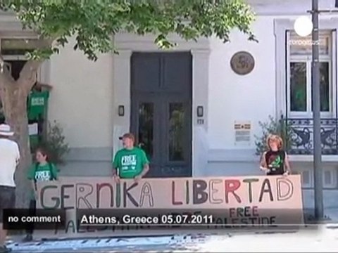 Flotilla activists occupy Spanish embassy - no comment