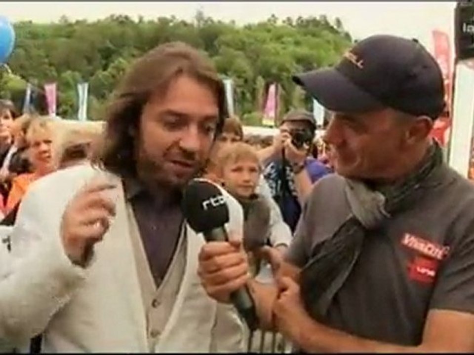 Stanislas interview au Beau vélo de ravel - 02 juillet 2011