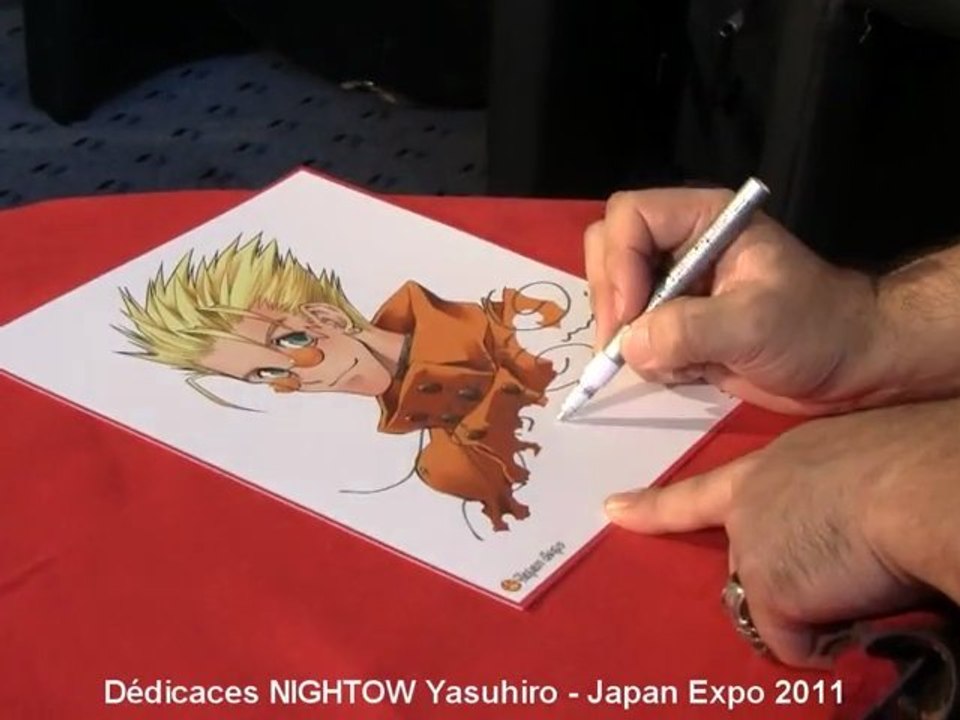 Dédicaces de Yasuhiro Nightow - Japan Expo 2011