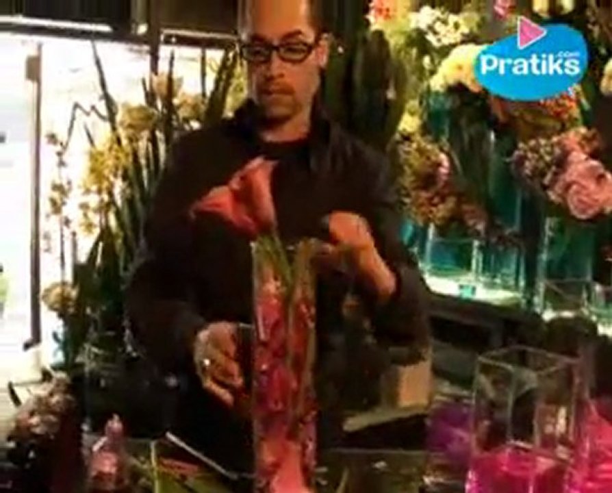 Comment créer une composition florale - fleurs plongées