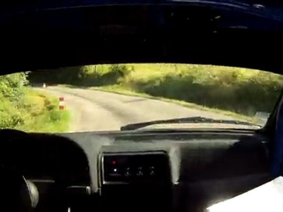 Rallye régional de la Côte Roannaise 2011, AX GTI N1, ES1