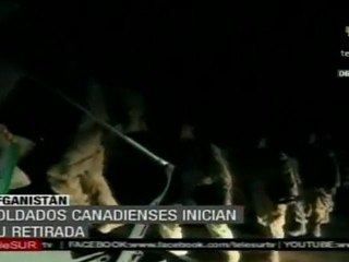 Soldados canadienses inician retirada de Afganistán