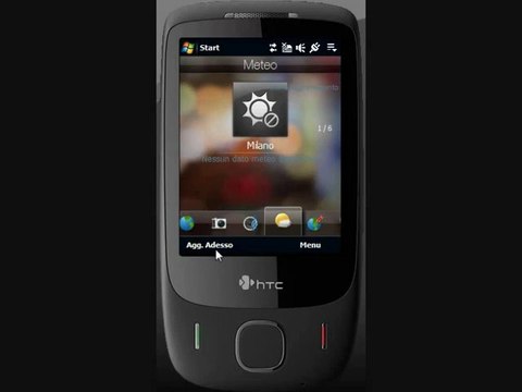 Video Capture HTC Mega Manila2D on HTC Touch 3G ITA ROM WM 6.1