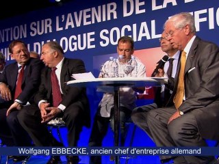 UMP - Démocratie sociale.- "En Allemagne, patronat et syndicats regardent toujours devant"