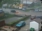 Polonia - Alluvione, filmato amatoriale 1 - Początek powodzi Piaseczno