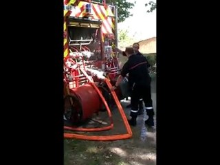 Démonstration 3 water-gate point d'aspiration mobile - SDIS Haute-Garonne