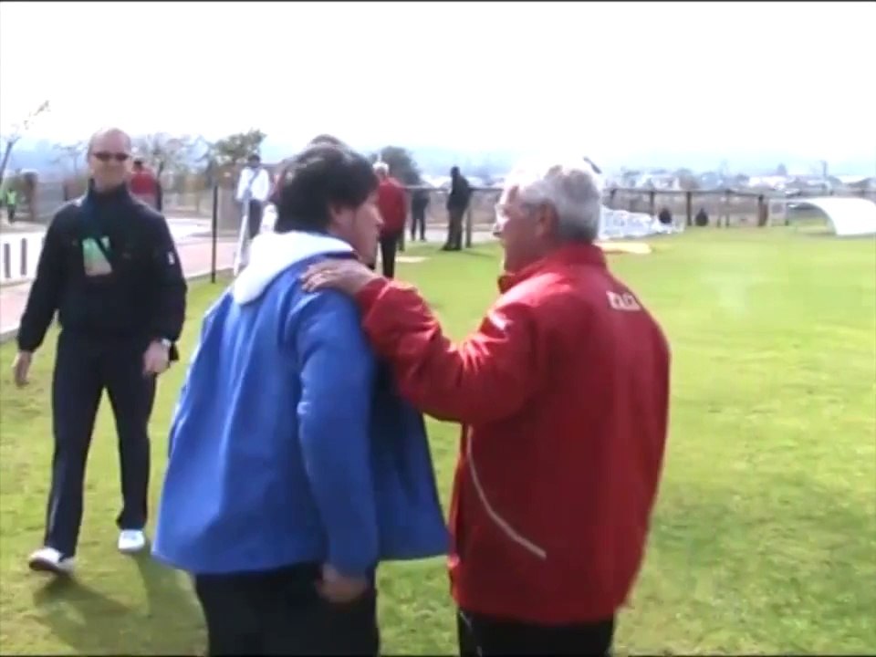 Sudafrica - L'abbraccio tra Lippi e Zamorano