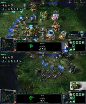 [SC2] Clavie Vs jimpo : Views of 2 players Starcraft II :