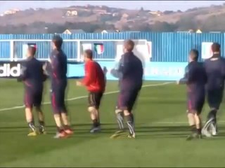 Sudafrica - Italia, allenamento a porte chiuse