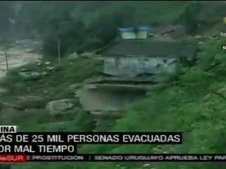 Lluvias continúan azotando China