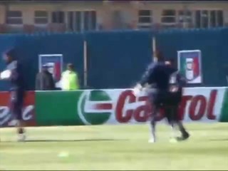 Sudafrica - L'allenamento della nazionale italiana