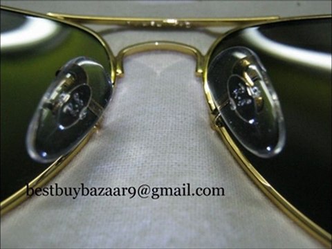 6-Ray Ban Aviator Polarized Sunglass Silver mercury lens Golden frame 58 mm RB 3025