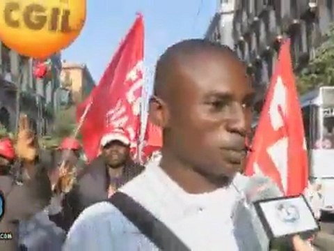 Immigrati Cgil manifestazione nazionale precari scuola