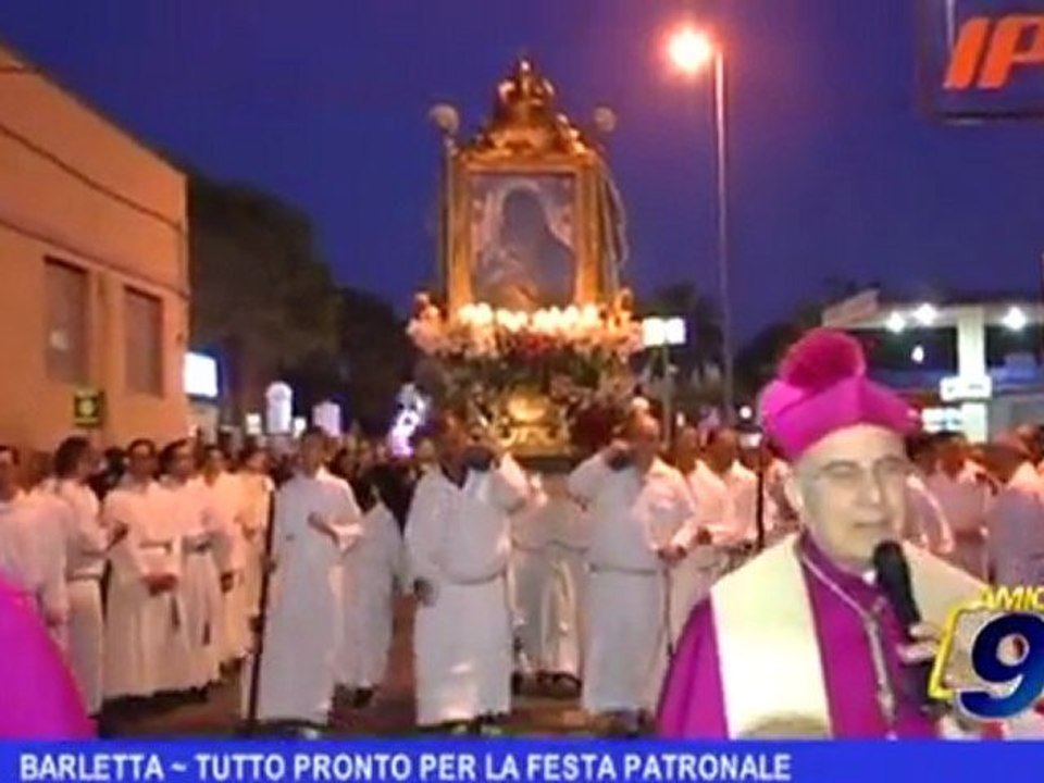 Barletta | Tutto pronto per la festa patronale
