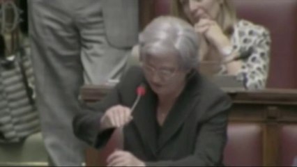 Rosy Bindi - La fiducia al Governo è finta
