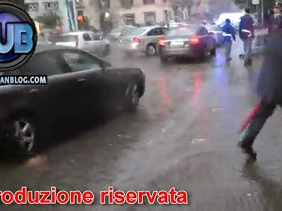Ministro Roberto Maroni Angelino Alfano e Antonio Manganelli a Napoli