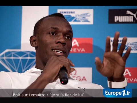 Bolt sur Lemaitre : je suis fier de lui