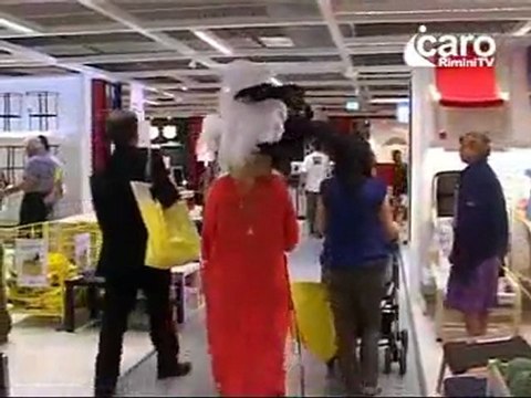 Icaro Rimini Tv. A Rimini il primo giorno dell'Ikea