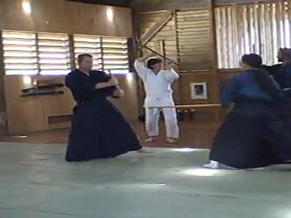 aikido cours jo au dojo de la montagne juin 2011