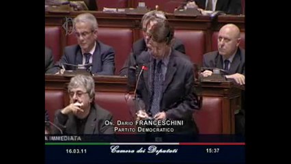 Franceschini - Richiesta sospensione programma nucleare in Italia