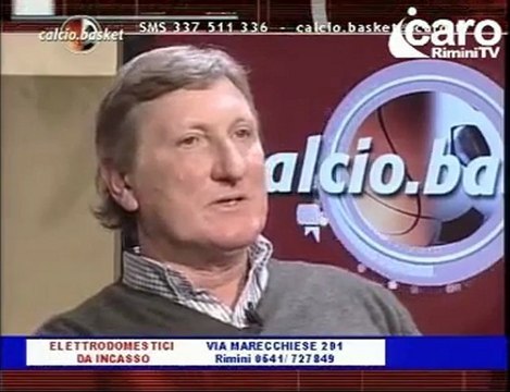 Icaro Rimini Tv. Il tecnico del Rimini Melotti a Calcio.Basket
