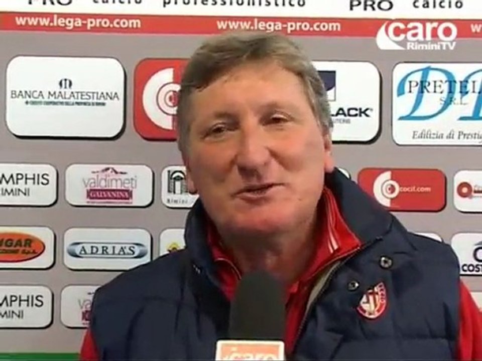Icaro TV. Rimini-Potenza 2-0, il dopogara di Zamagna, Melotti e Capuano