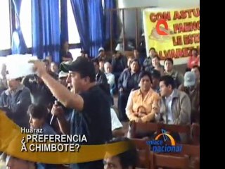 Dirigentes de Huaraz critican a Cesar Alvarez de beneficiar solo a Chimbote