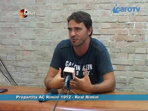 Icaro TV. Verso AC Rimini 1912-Real Rimini, il pregara di Luca D'Angelo
