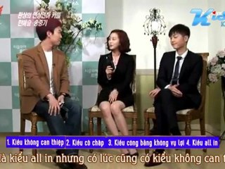 Interview. Song Joong Ki with Han Ye Seul