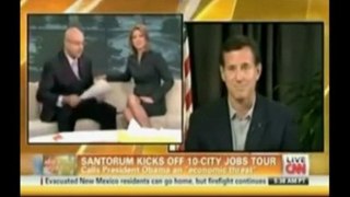 2012 - Rick Santorum Embarrasses Himself On CNN - The Young Turks